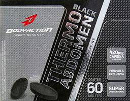 Thermo Abdomen Black - 60 Tabletes, BodyAction