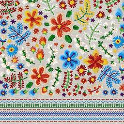 Guardanapos Papel Everyday Embroidery, Colorido, 20 unidades, Paper Design